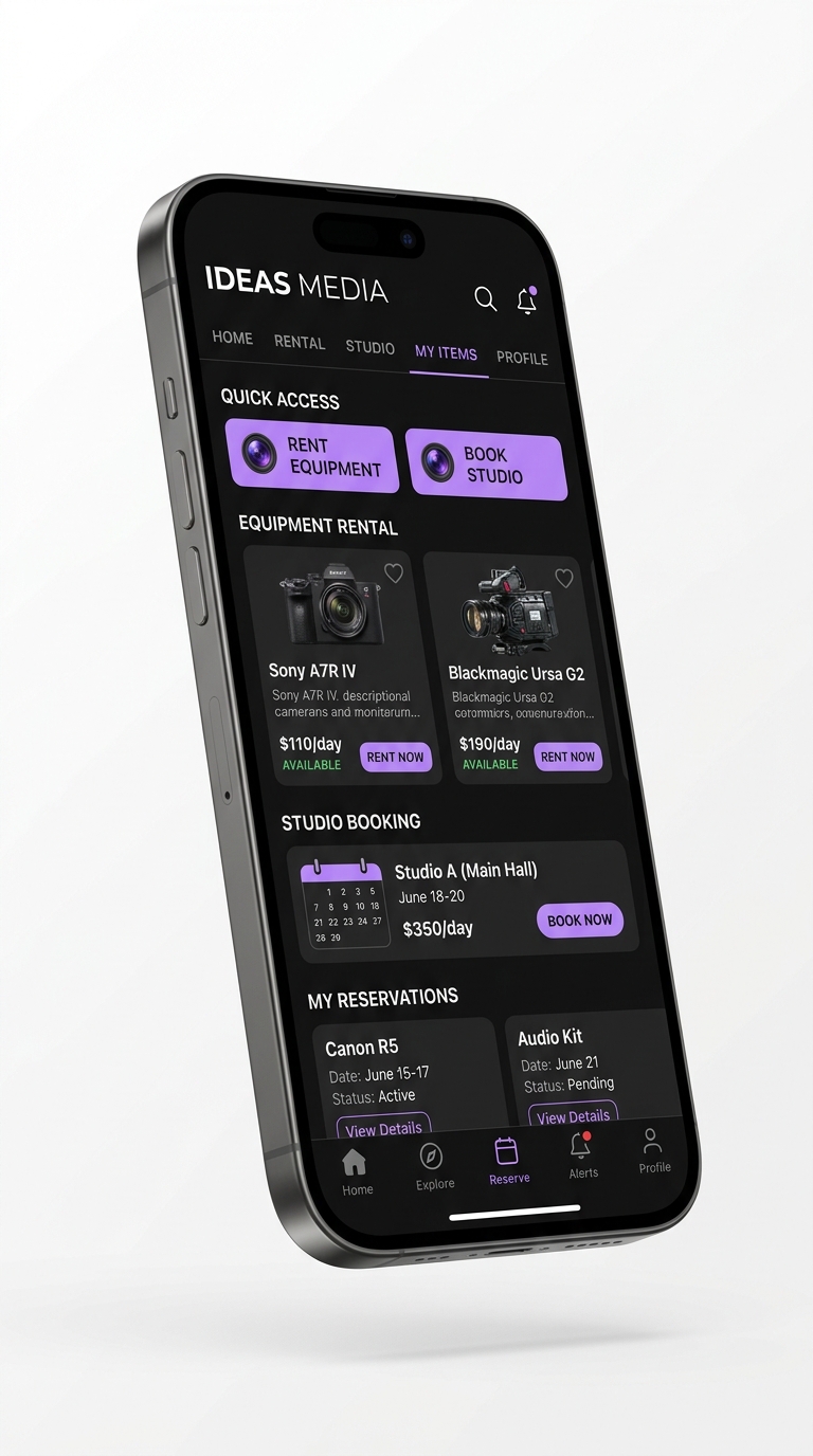 Ideas App Display